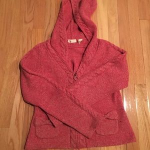 Wool hooded sweater from Anthropologie